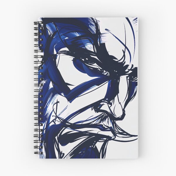 Item preview, Devil - Blue Abstract Art designed and sold by shadow-bloom.