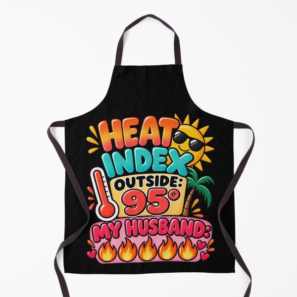 Item preview, It's Almost As Hot As My Husband Out Here for Wife Funny Marriage Quote designed and sold by DarkRelicStudio.