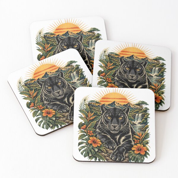 Item preview, Tropical Jungle Sunset Vintage Art designed and sold by DariaOltes.