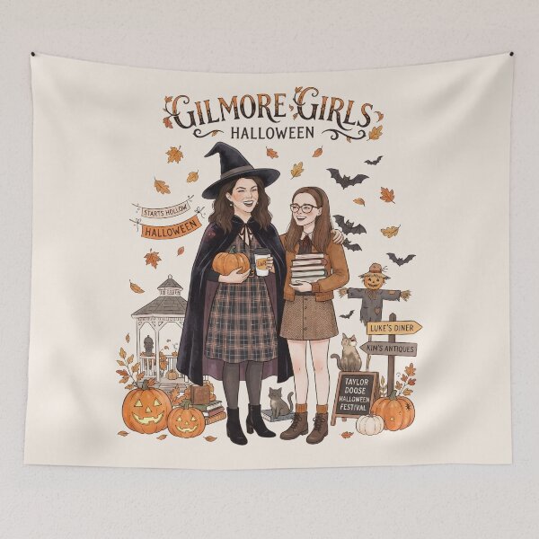 Item preview, Stars Hollow Halloween designed and sold by COFFEEWITHARTS.