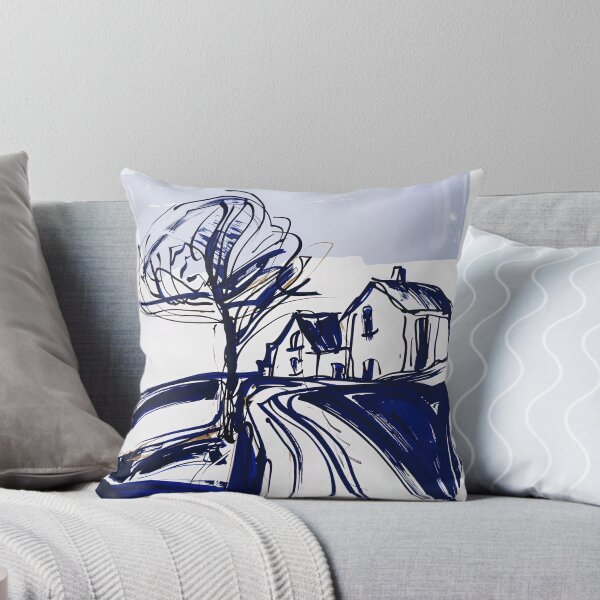 Item preview, Devonshire, UK - Blue Abstract Art designed and sold by shadow-bloom.