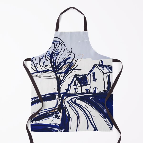 Item preview, Devonshire, UK - Blue Abstract Art designed and sold by shadow-bloom.