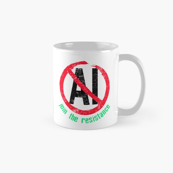 Item preview, STOP AI - Join the Resistance designed and sold by Frank J. Art.