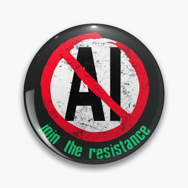 Item preview, STOP AI - Join the Resistance designed and sold by Frank J. Art.