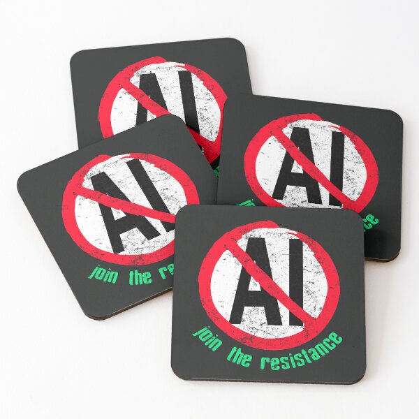 Item preview, STOP AI - Join the Resistance designed and sold by Frank J. Art.