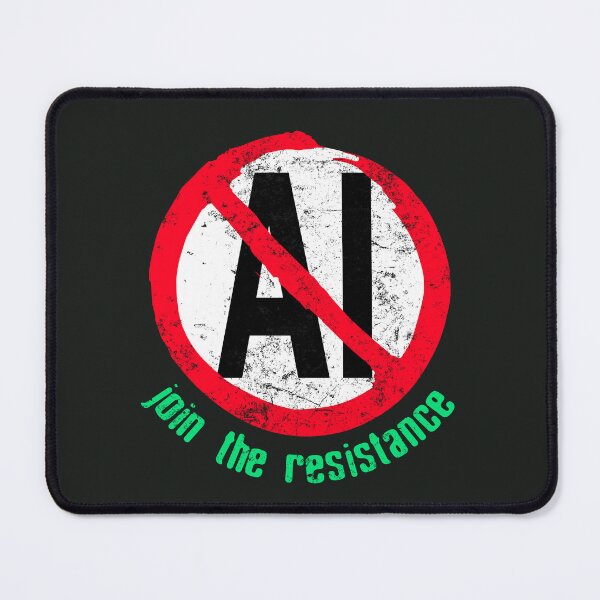 Item preview, STOP AI - Join the Resistance designed and sold by Frank J. Art.