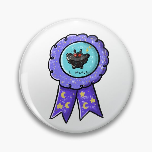 Item preview, I believe in Mothman Rosette designed and sold by Guggies World.