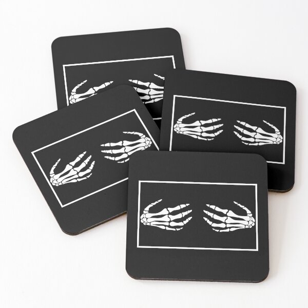 Item preview, Skeleton Hands Reaching Dark Aesthetic Gothic Bone Hands Illustration designed and sold by HYPNK.