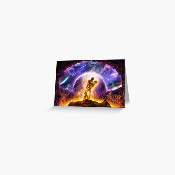 Twin flames Greeting Card