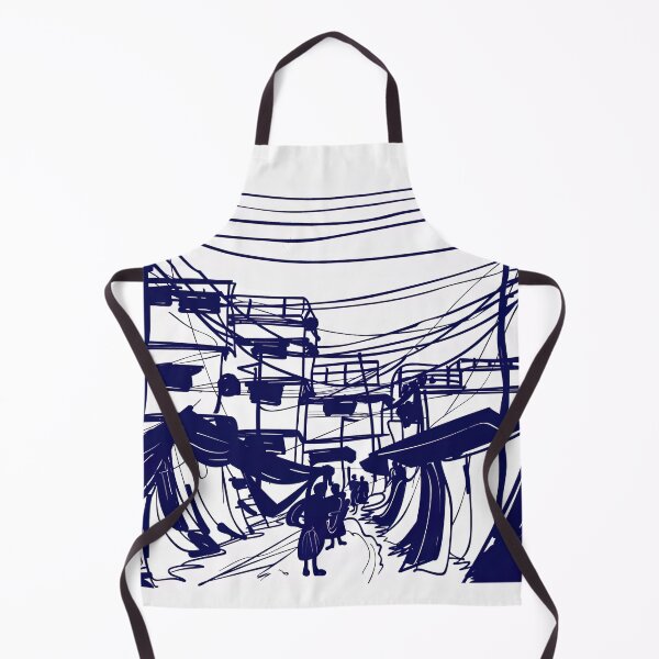 Item preview, Dhaka, Bangladesh - Blue Abstract Art designed and sold by shadow-bloom.