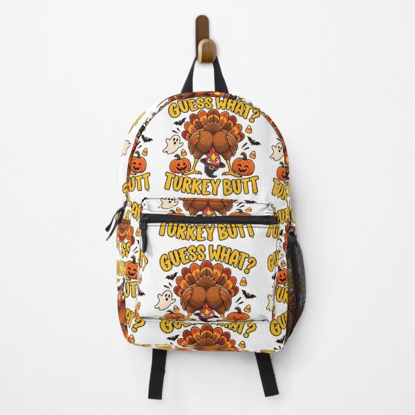 Item preview, Guess What Turkey Butt Funny Halloween Thanksgiving Mashup Art designed and sold by DesignArtist.ia.