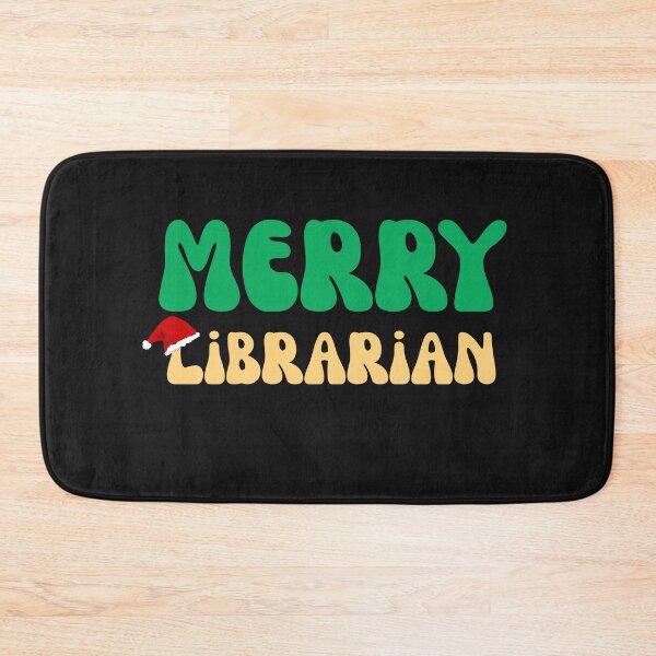 Item preview, Groovy Merry Librarian Retro Christmas Book Lover designed and sold by mumchaosdesigns.