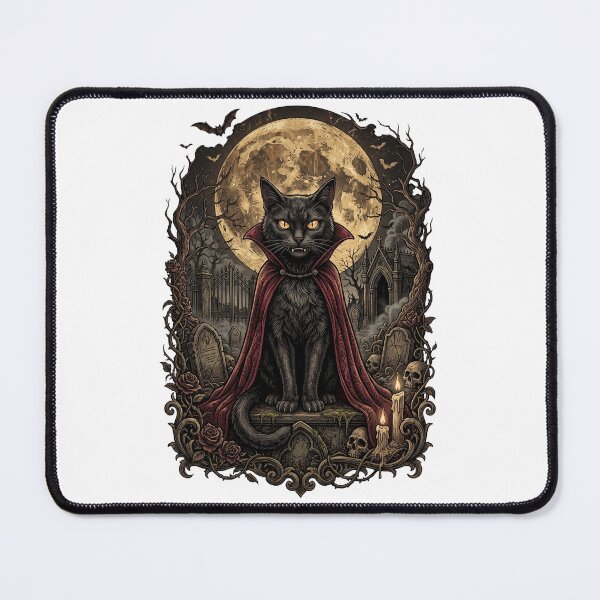 Item preview, Halloween Vampire Cat designed and sold by world+167.