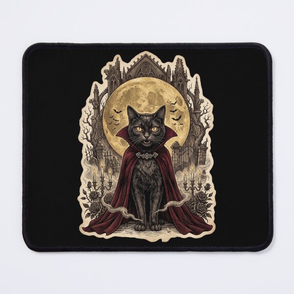Item preview, Halloween Vampire Cat designed and sold by world+167.