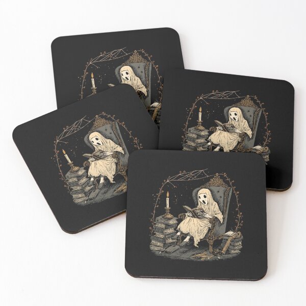 Item preview, Cozy Gothic Reader Ghost designed and sold by ChicTrendz.