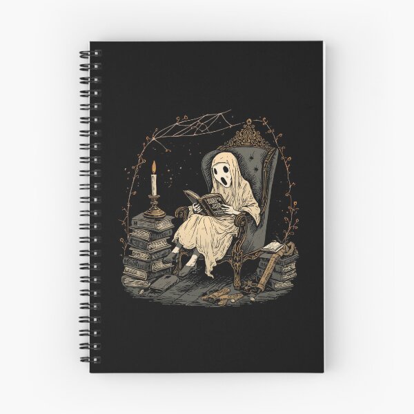 Item preview, Cozy Gothic Reader Ghost designed and sold by ChicTrendz.