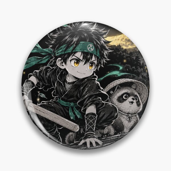Artikelvorschau, Little Shinobi – Kleiner Chibi Ninja & Mondschein entworfen und verkauft von WUSCHELWORKS.