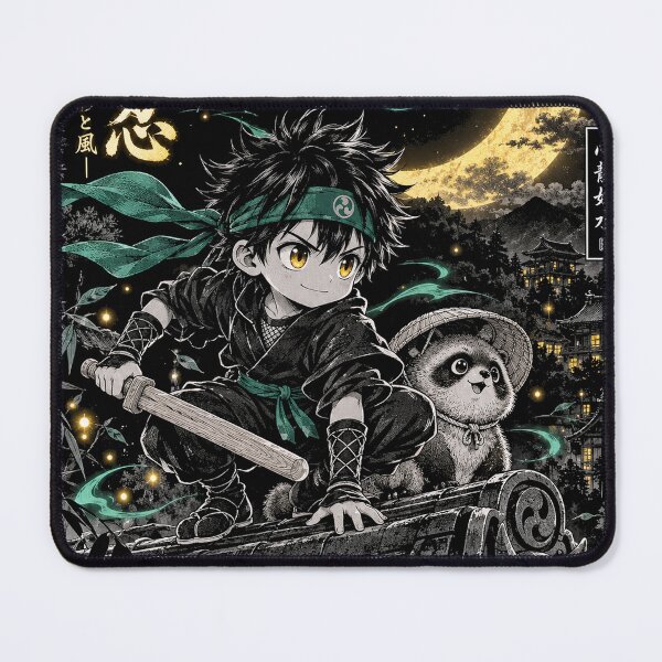 Item preview, Little Shinobi - Chibi Ninja & Moon Anime Manga designed and sold by WUSCHELWORKS.