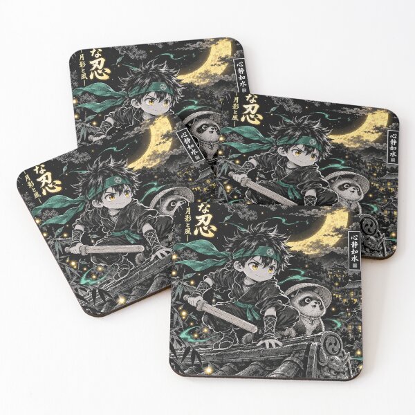 Item preview, Little Shinobi - Chibi Ninja & Moon Anime Manga designed and sold by WUSCHELWORKS.