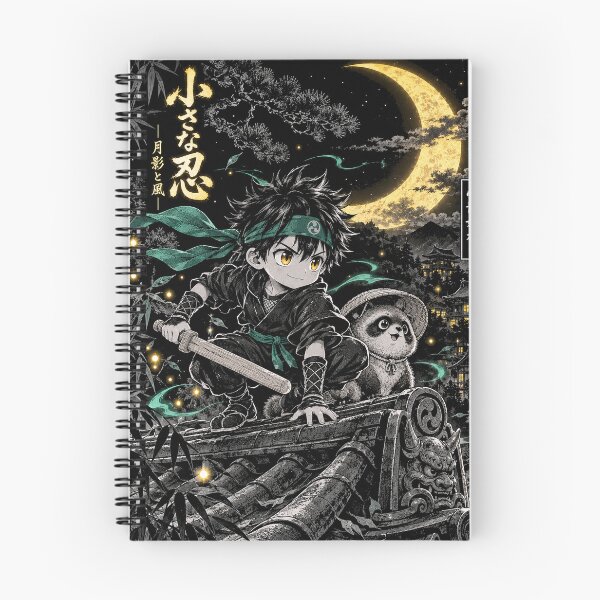 Artikelvorschau, Little Shinobi – Kleiner Chibi Ninja & Mondschein entworfen und verkauft von WUSCHELWORKS.