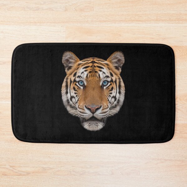 Item preview, Tiger Face Portrait Blue Eyes Big Cat Wild Art designed and sold by cabana.space.