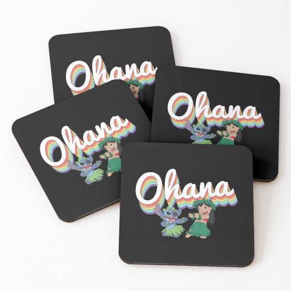 Item preview, Lilo Stitch Ohana Rainbow designed and sold by junglecolor.