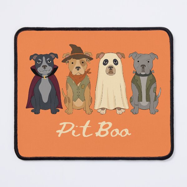 Item preview, Pit Boo Spooky Pitbull Crew Halloween Wordplay designed and sold by FreshVibe Prints.