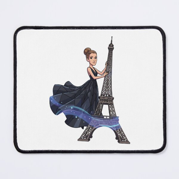 Item preview, Celine Dion Paris 2026 2027 (hair bun and black dresse version) designed and sold by tigrootiger.