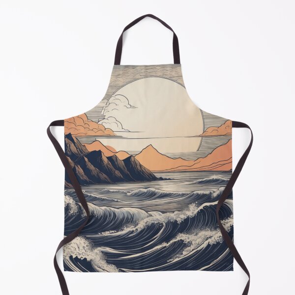 Item preview, A Giant Sun Above Mountains and Endless Waves. designed and sold by MissYouONLY.
