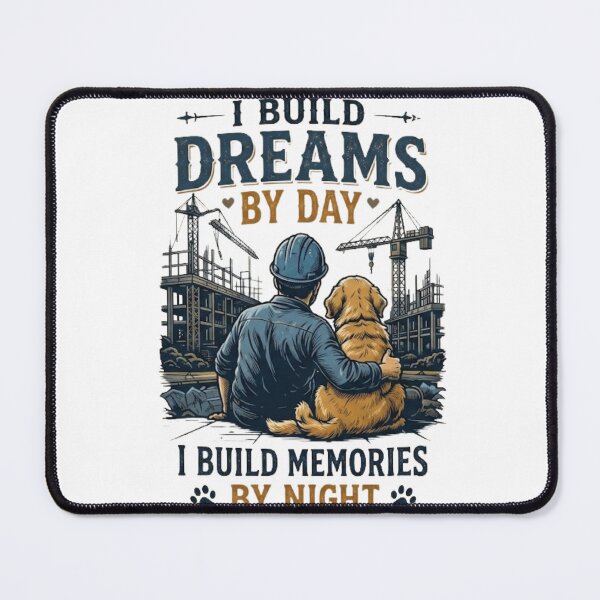 Item preview, Construction Worker Dog Lover Quote designed and sold by GiggleInkTees.