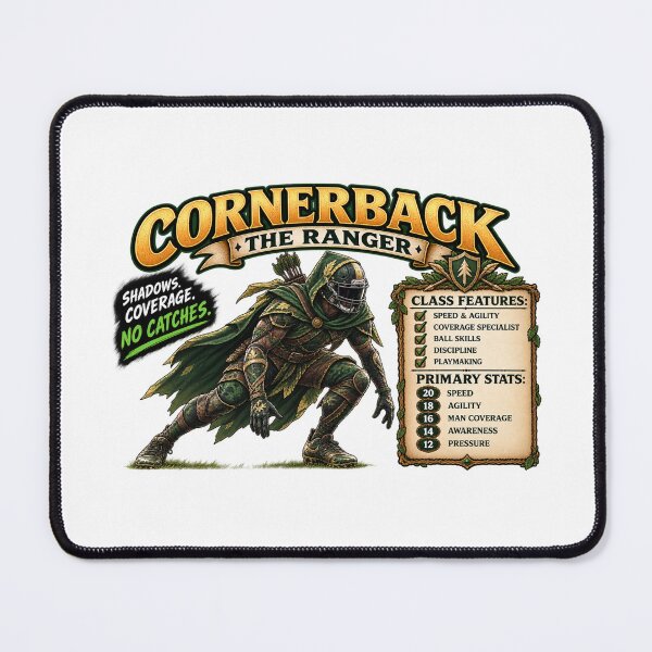 Item preview, Cornerback — The Ranger designed and sold by Fantasy Football Company.
