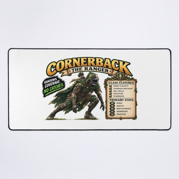 Item preview, Cornerback — The Ranger designed and sold by Fantasy Football Company.