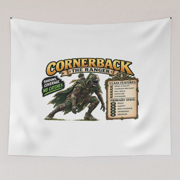 Item preview, Cornerback — The Ranger designed and sold by Fantasy Football Company.
