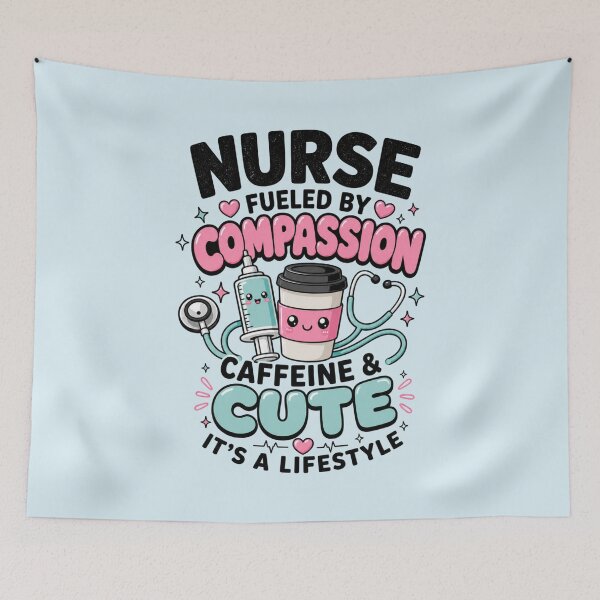 Item preview, Nurse Fuled by Compassion designed and sold by Rosie's Wildflower Boutique.