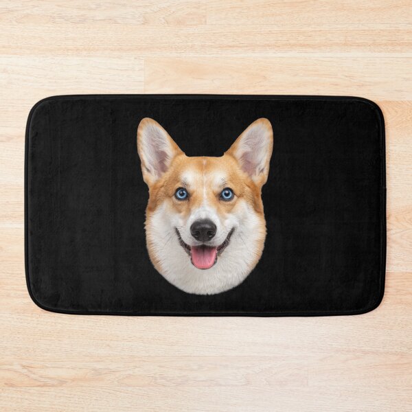 Item preview, Corgi Dog Face Blue Eyes Smiling Puppy Dog Art designed and sold by cabana.space.