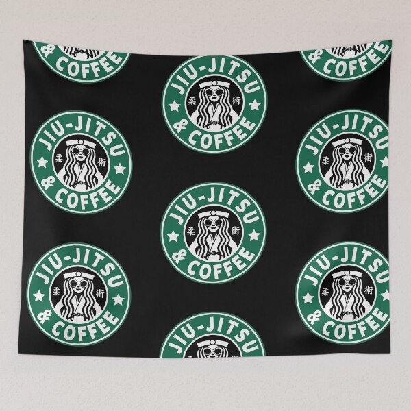 Item preview, Jiu Jitsu And Coffee designed and sold by Gozalla.