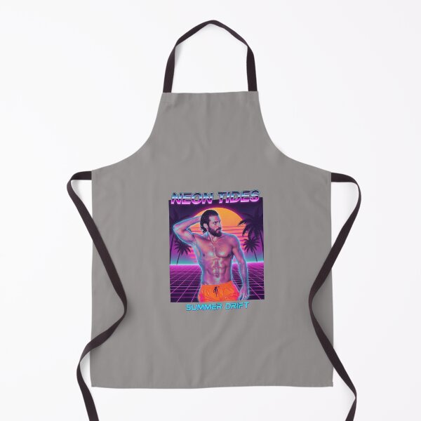 Item preview, Beach Physique Actor Portrait Orange Trunks-86 designed and sold by MazenyMink.