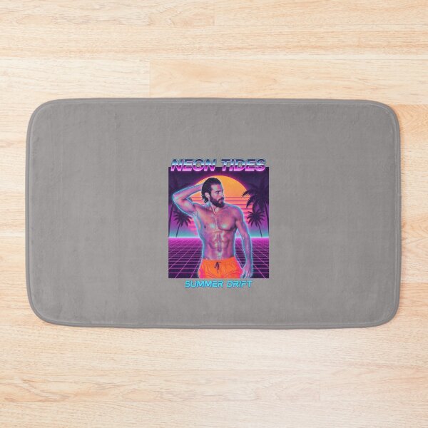 Item preview, Beach Physique Actor Portrait Orange Trunks-86 designed and sold by MazenyMink.