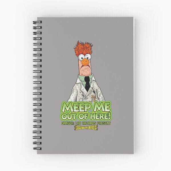 Item preview, Beaker Meep Distressed Lab Coat Fan Art-81 designed and sold by MazenyMink.