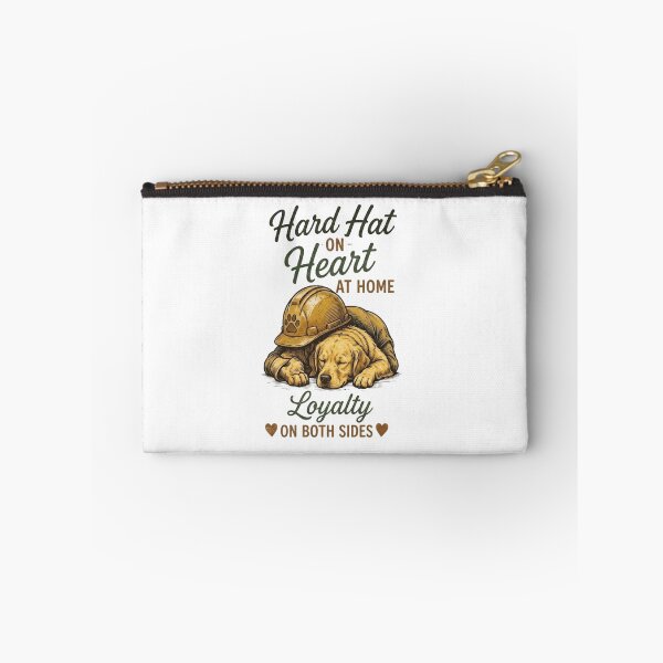 Item preview, Hard Hat On Heart At Home Dog designed and sold by GiggleInkTees.