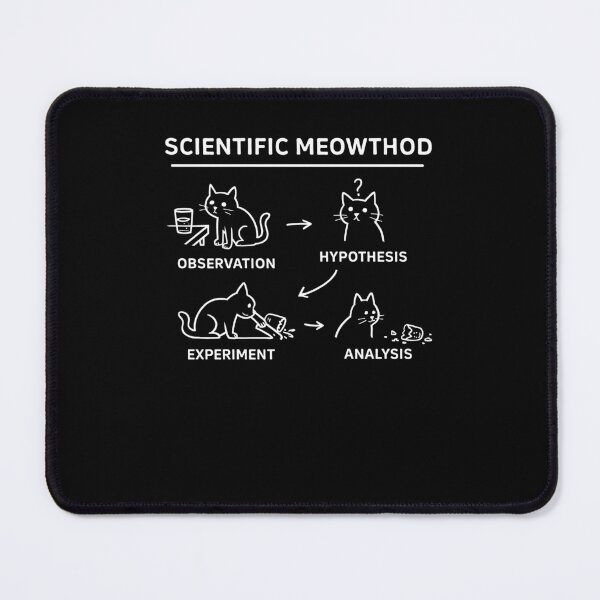 Item preview, Scientific Meowthod Funny Cat designed and sold by charoen-design.
