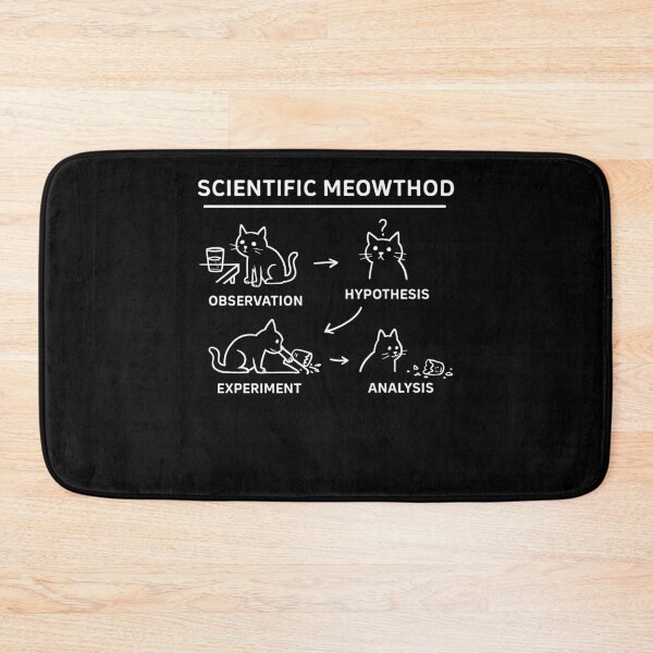 Item preview, Scientific Meowthod Funny Cat designed and sold by charoen-design.