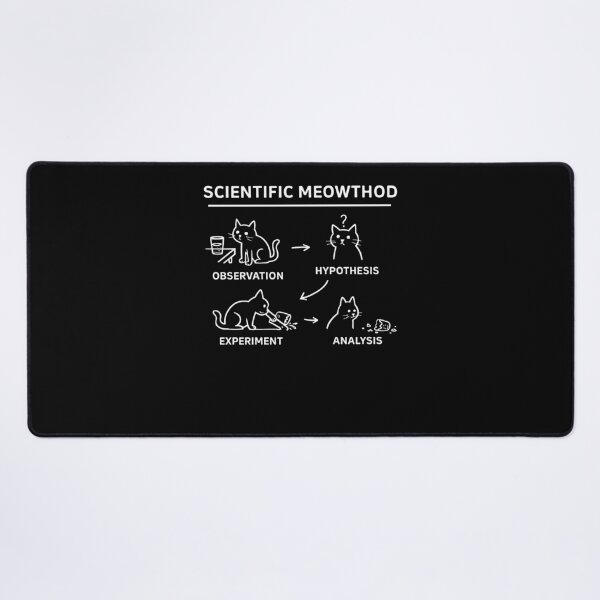 Item preview, Scientific Meowthod Funny Cat designed and sold by charoen-design.
