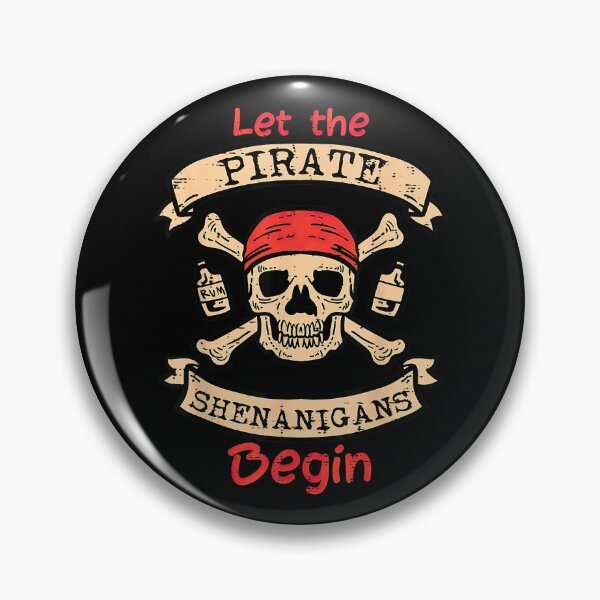Item preview, Let The Pirate Shenanigans Begin Skull Rum Shirt designed and sold by Phirivey.