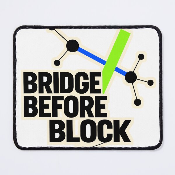 Item preview, Bridge Before Block Strategy Game designed and sold by aihrgdesign.