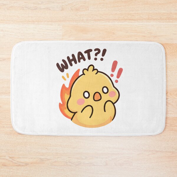 Item preview, What?! Shocked Fire Duck - Funny Panic Meme designed and sold by Duck lovers.