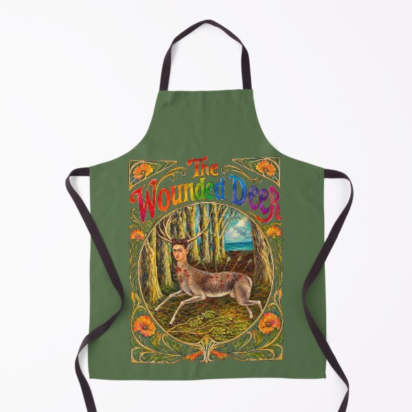 Item preview, Frida Kahlo Wounded Deer Forest Art Nouveau designed and sold by TeeARTHY.