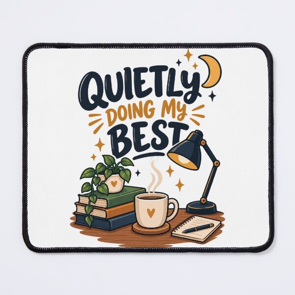 Item preview, Quietly Doing My Best – Calm Introvert Motivation designed and sold by Pixel & Ponder.
