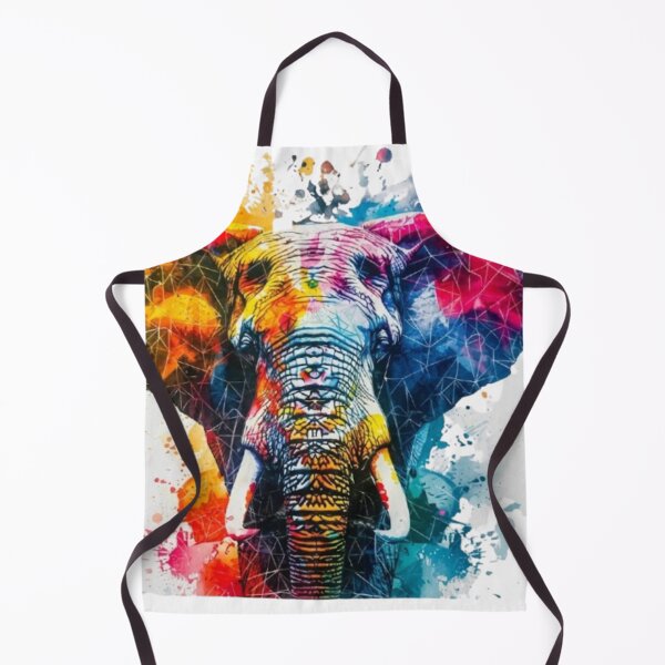 Item preview, Colorful Geometric Elephant Wall Art & Notebook Cover Design designed and sold by Galaxydesignhub.