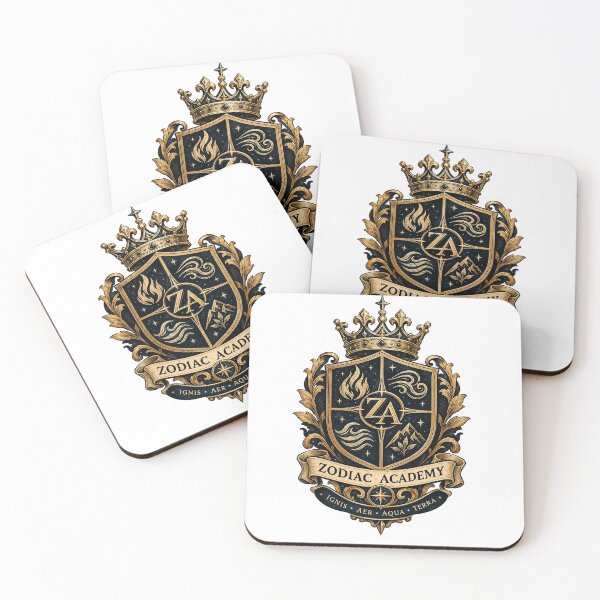 Item preview, Zodiac Academy 4 Elemental Symbols Emblem designed and sold by ryanapples2.